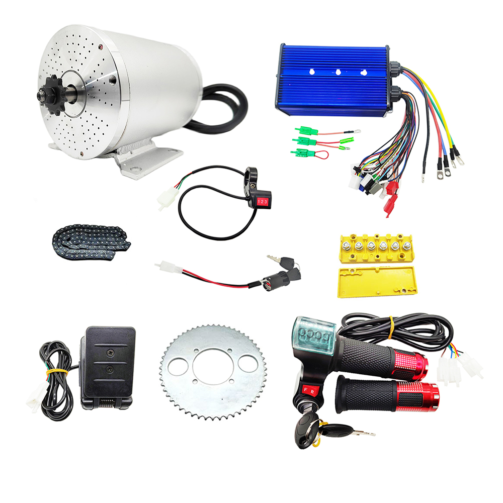 Electric Brushless DC Motor Ki - Mid Drive Motor Kit 72V 3000W review and price