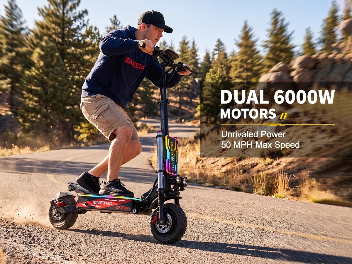 ONECNA NEW GT8PRO Adult Electr - 60V 5600W Dual Motor Electric Scooter review and price