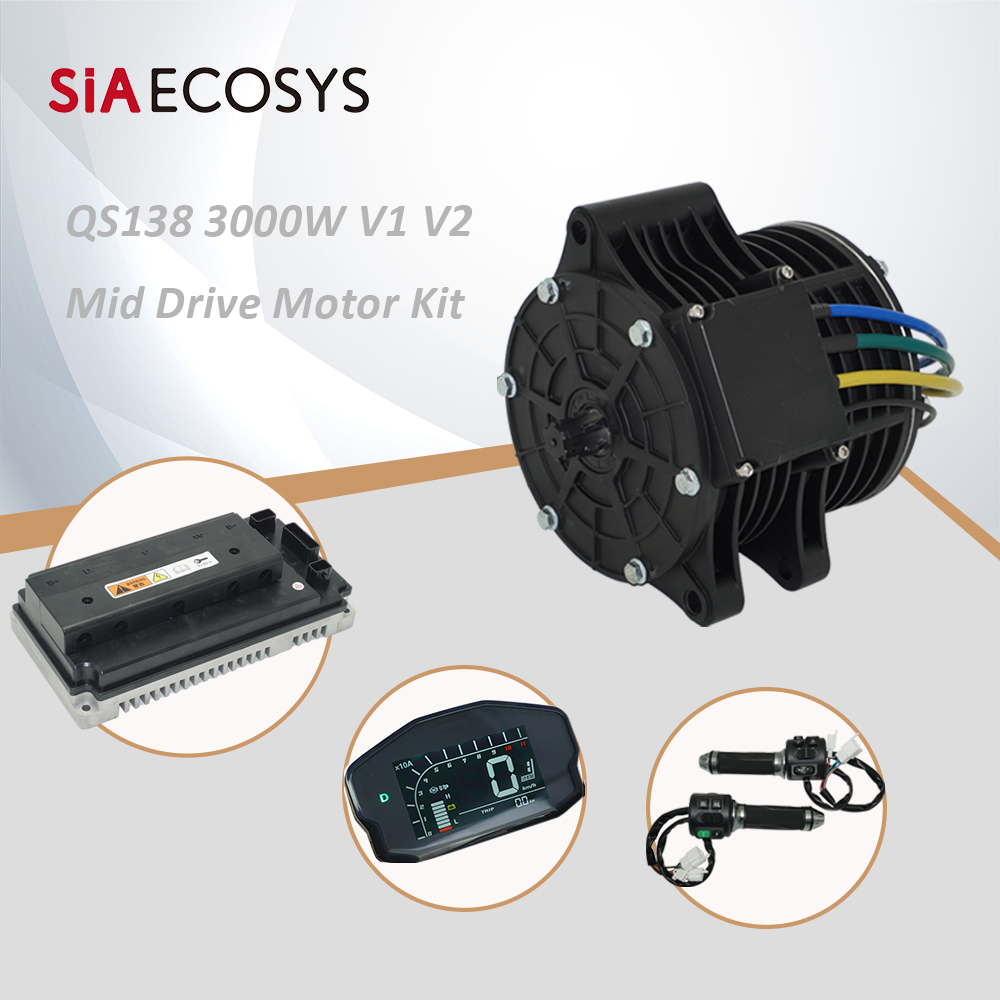 QSMOTOR QS138 3000W 72V 100KPH - Mid Drive Motor Kit 72V 3000W review and price