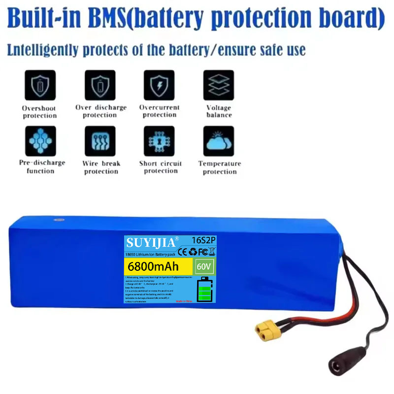 16S2P Lithium Battery Pack, 60 - 60V 30Ah Electric Scooter Battery review and price