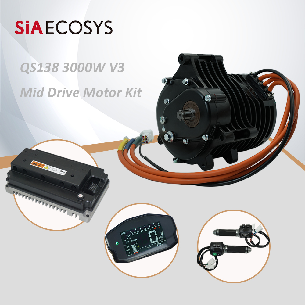 QSMotor QS138 3000W V3 70H 550 - Mid Drive Motor Kit 72V 3000W review and price