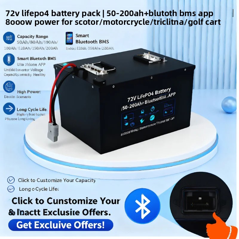 72V LiFePO4 Battery Pack 50Ah- - 72V 60Ah Lifepo4 Battery Pack review and price