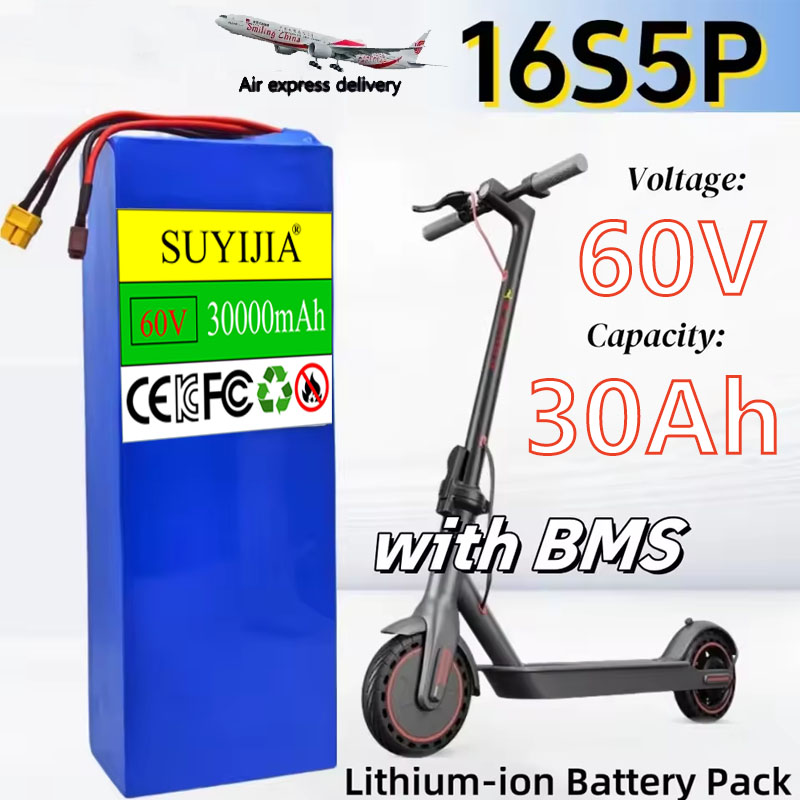 16S5P 60V 30000mAh Battery 186 - 60V 30Ah Electric Scooter Battery review and price