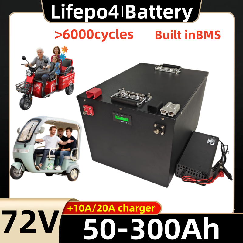 72V 50Ah 60Ah 100Ah 150Ah 200A - 72V 60Ah Lifepo4 Battery Pack review and price