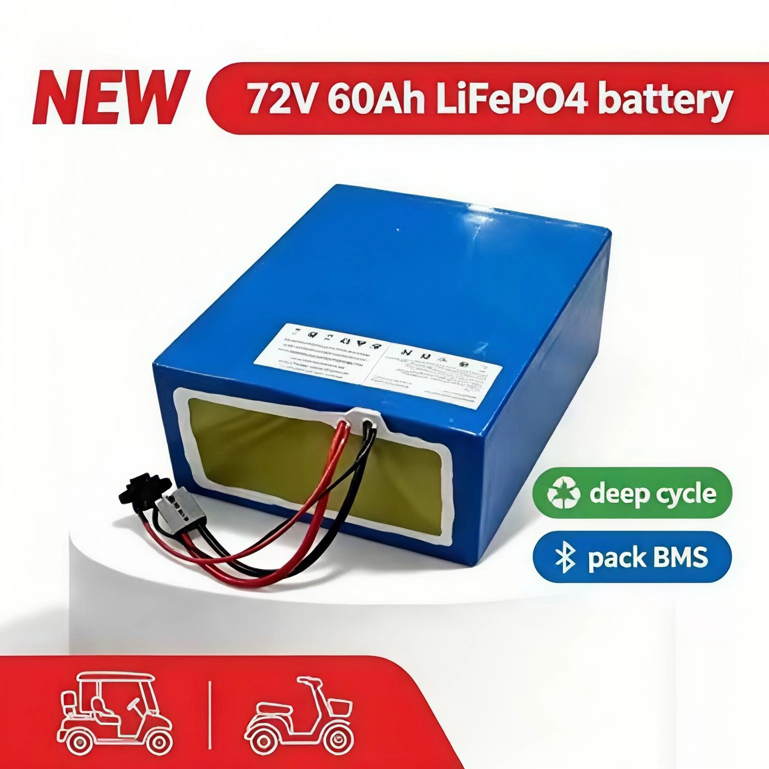 lithium 72V 60Ah lifepo4 batte - 72V 60Ah Lifepo4 Battery Pack review and price